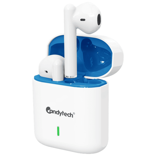 Buy Candytech Emoji TWS Earbuds Dual Pairing Blue and White